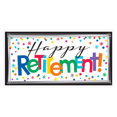 Officially Retired Horizontal Giant Sign Banner (x1u)
