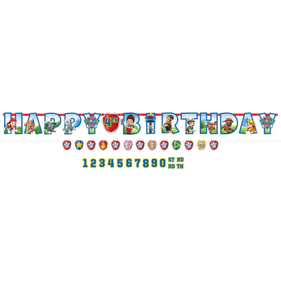 Paw Patrol Personalized Jumbo Letter Banner Kit