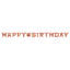 Blush Birthday Letter Banner (x1u)