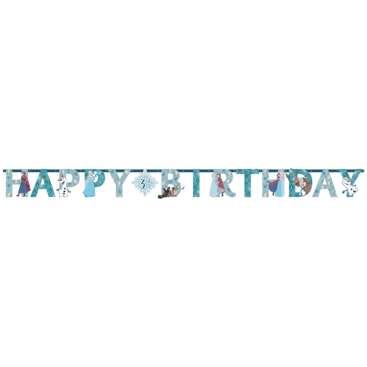 Frozen Jumbo Letter Banner Kit