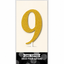 Number Cake Topper Gold