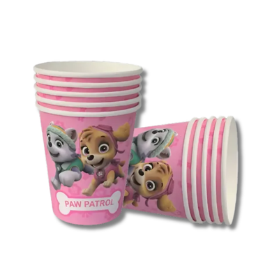 Paw Patrol Niña Vasos (x10u)