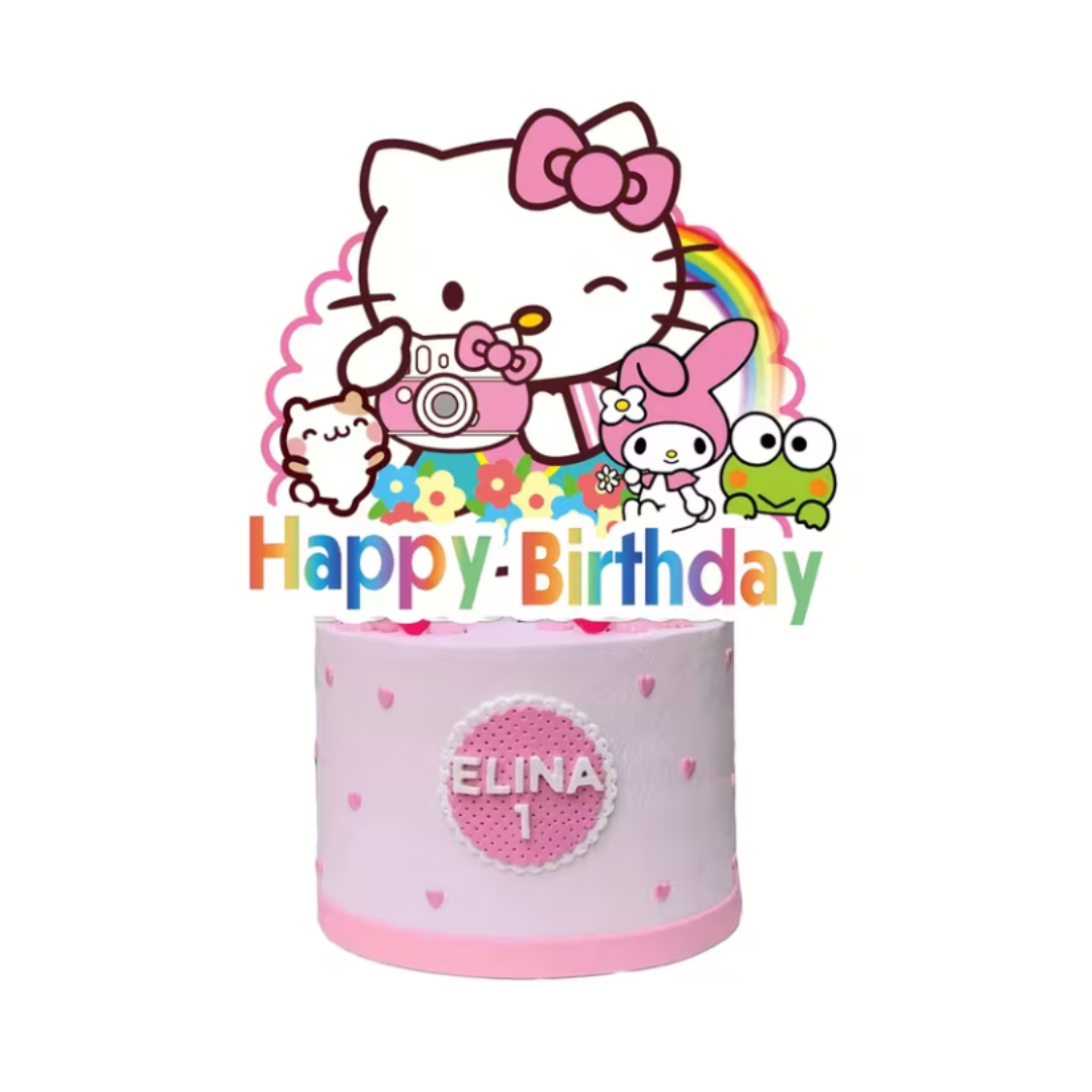 Hello Kitty Photo Cake Topper (x1u)