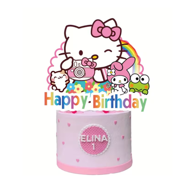 Hello Kitty Photo Cake Topper (x1u)