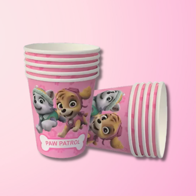 Paw Patrol Niña Vasos (x10u)
