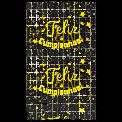 Cortina Foil "Feliz Cumpleaños"