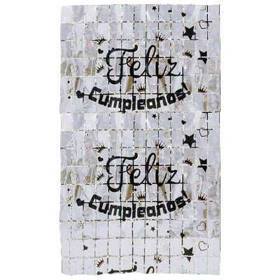 Cortina Foil "Feliz Cumpleaños"
