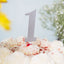 Glittered Stick Numbers Silver (x4u)