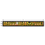 Metallic Happy Halloween Fringe Banner 5ft