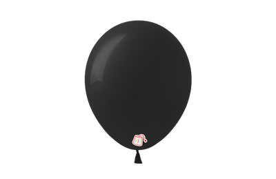 Latex Balloon 12" Black (x25u)