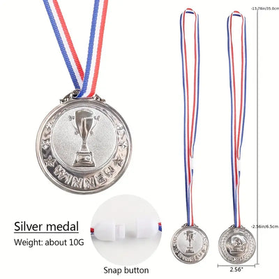 Medalla de Plata Plastico #2 (Grande)