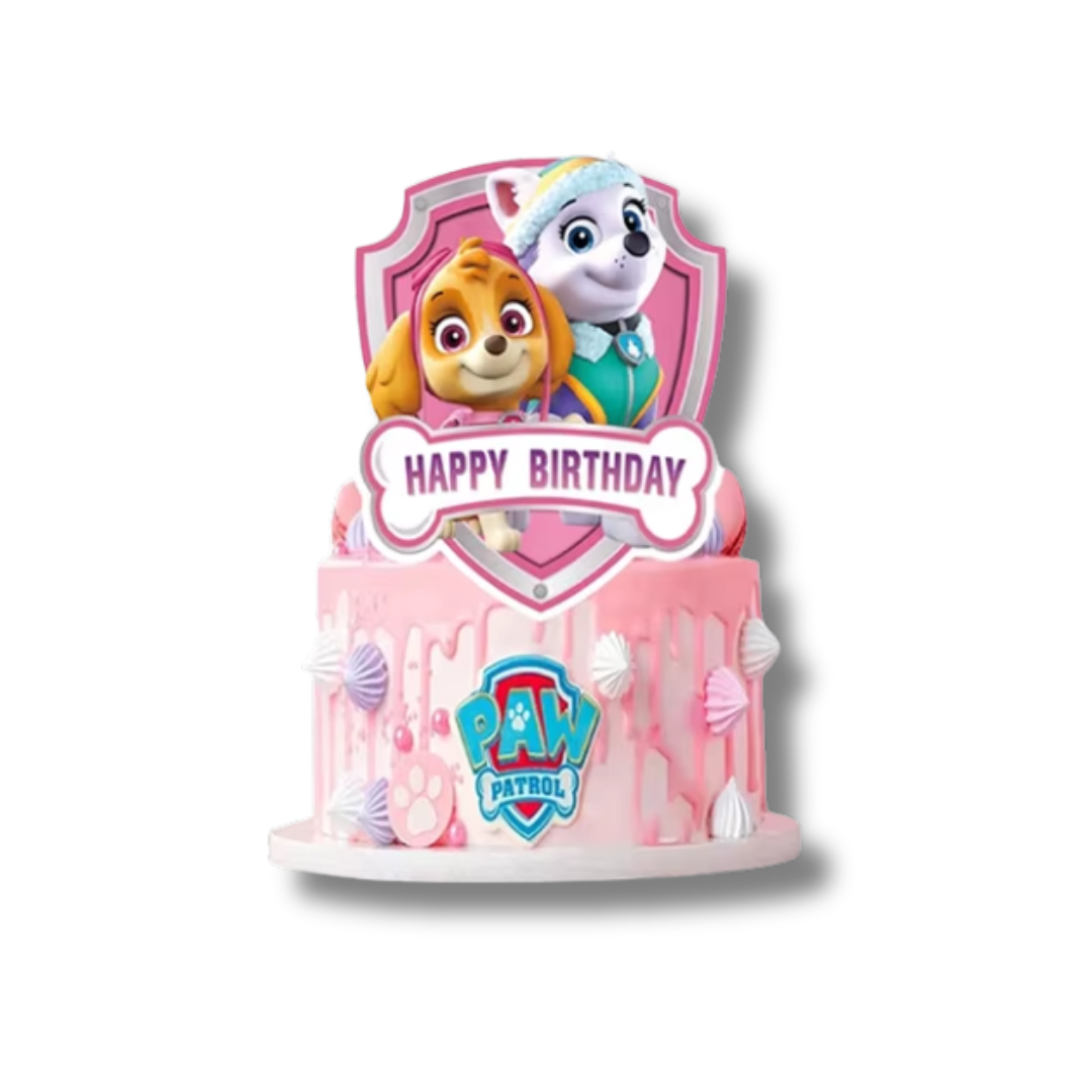 Paw Patrol Niña Cake Topper (x1u)