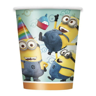 Vasos de Papel Despicable Me 9oz (x8u)