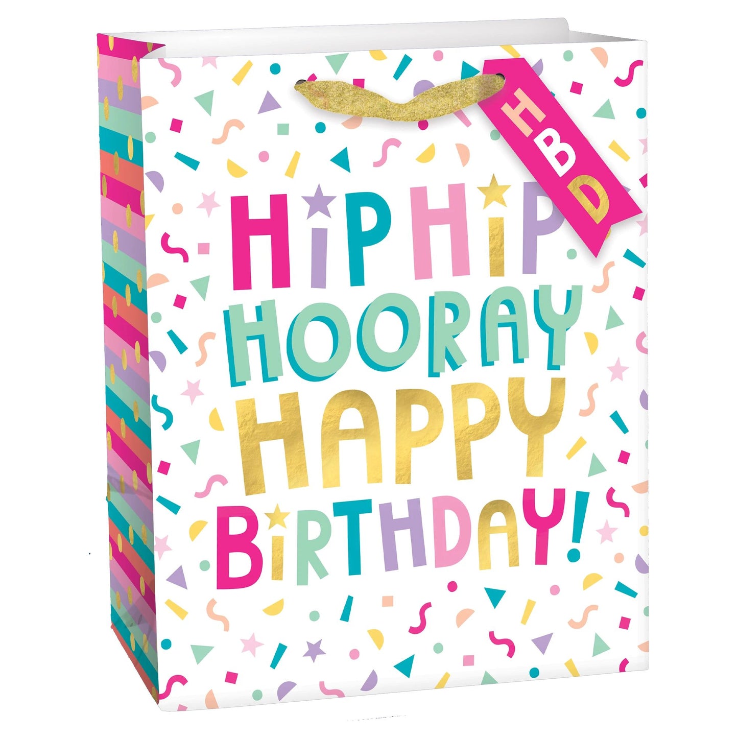 Hip Hip Hooray Birthday Medium Bag w/ hang tag