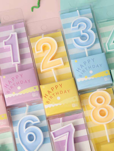 Vela Colores Pastel #6