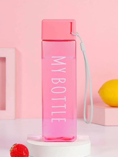 Botella de Agua Rosa 500ML