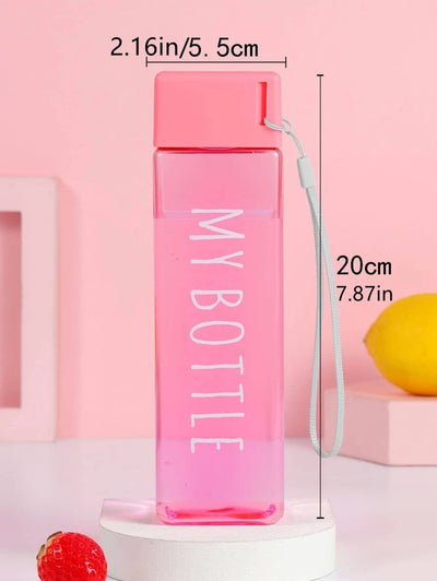 Botella de Agua Rosa 500ML