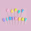 Velas Happy Birthday Color Pastel