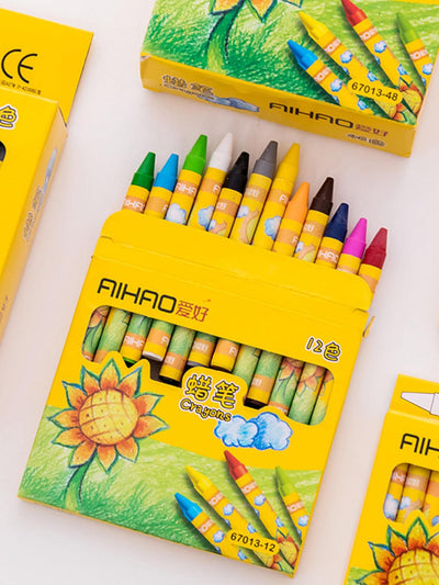 12 unidades Crayón de Colores Mezclados