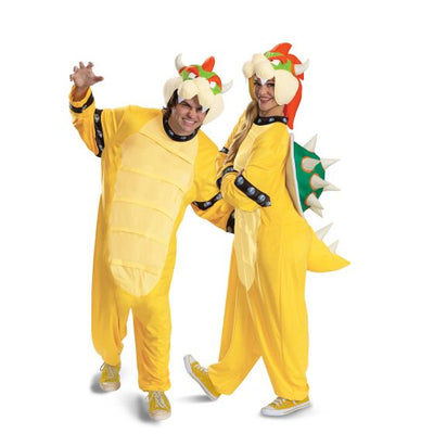 Bowser Hooded Jumpsuit Adult L/XL