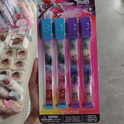 Light-UP Bracelets Trolls (x4u)