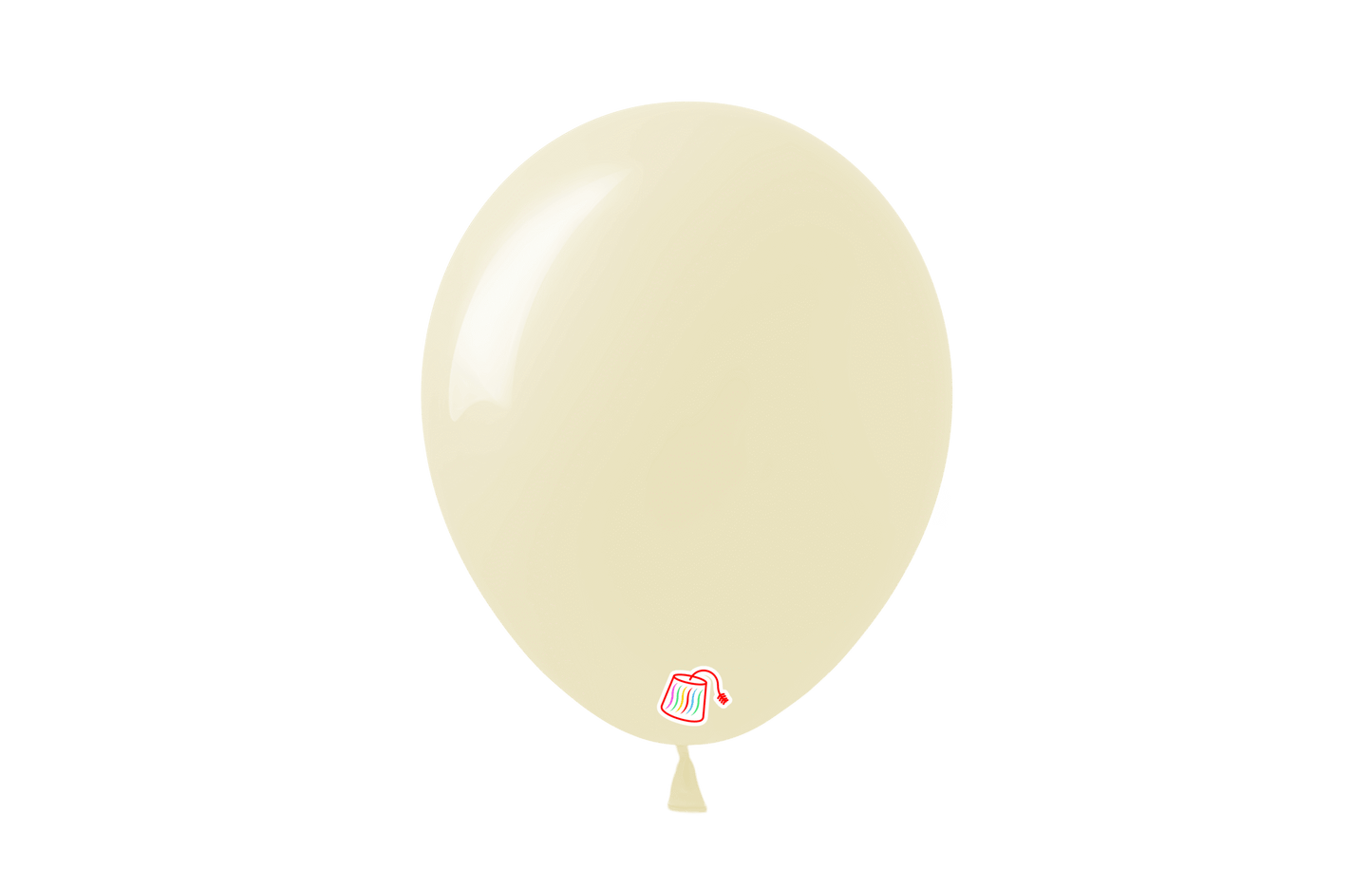 Latex Balloon 12" Ivory (x12u)