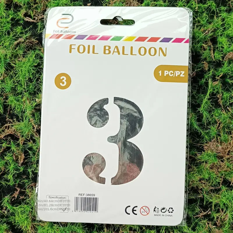 32” Foil Balloon Silver