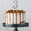 Glittered Stick Numbers Silver (x4u)
