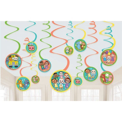 Espirales Decorativos Cocomelon (x12u)
