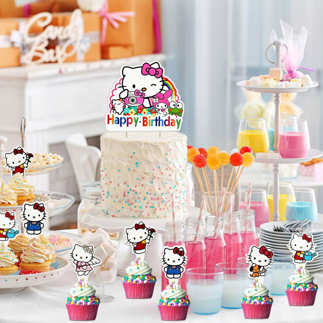 Hello Kitty Photo Cake Topper (x1u)