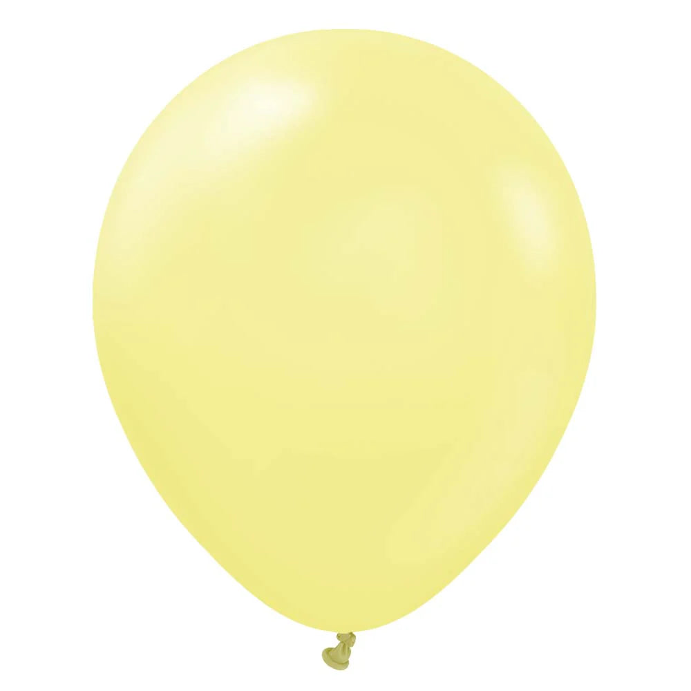 Kalisan 18” Macaron Pale Yellow (3ct)