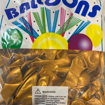 Globos 5" 144 pcs - Luxury Gold