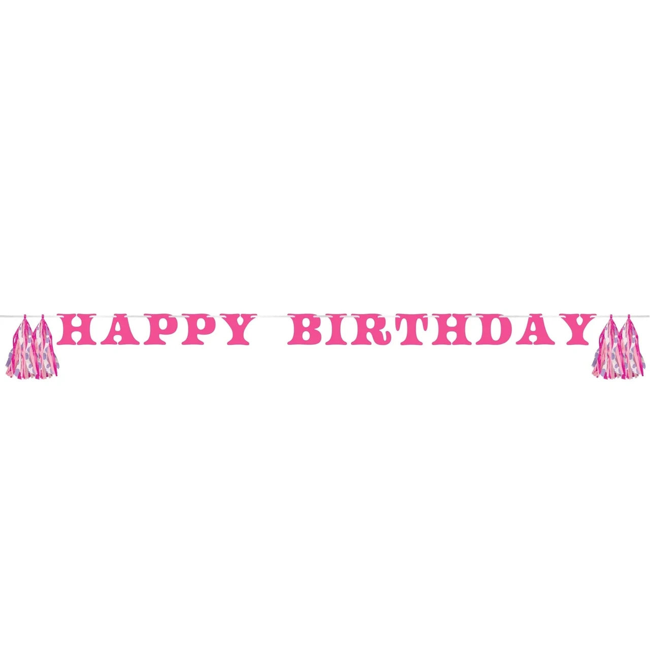Disco Country Cowgirl Happy Birthday Banner (x1u)