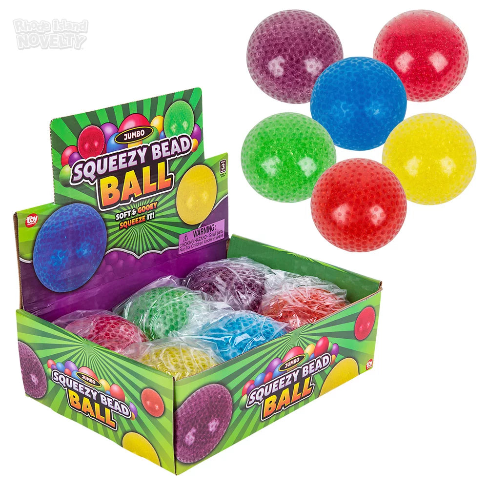 3" Jumbo Squeezy Bead Ball x Unidad