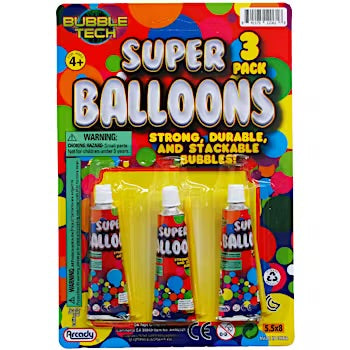 Bubble Tech Super Balloons (x3u)