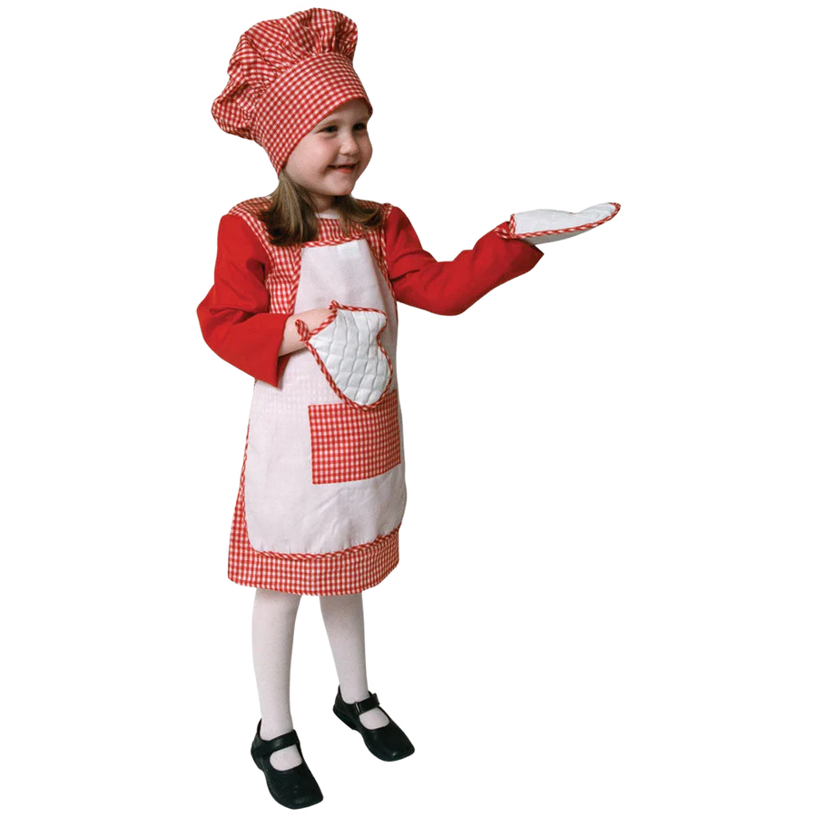 Red Gingham Girl Chef