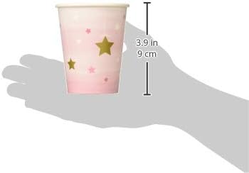 Vasos Pink Little Star 9oz (x8u)