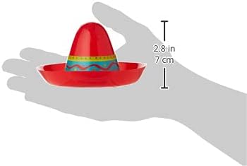 Mini Sombrero Platos Assorted Fiesta Mexico (x8u)