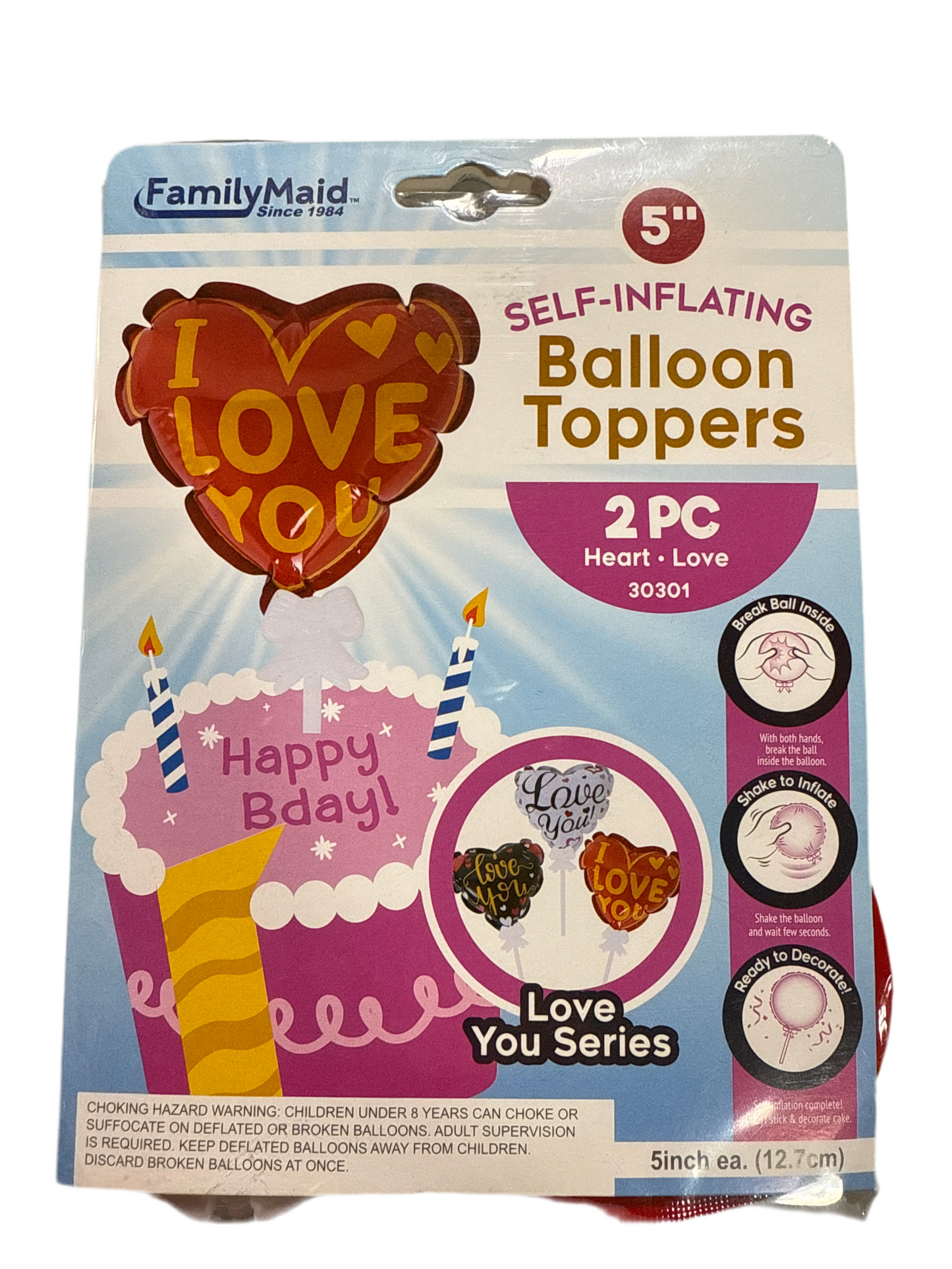 Heart Balloon Topper