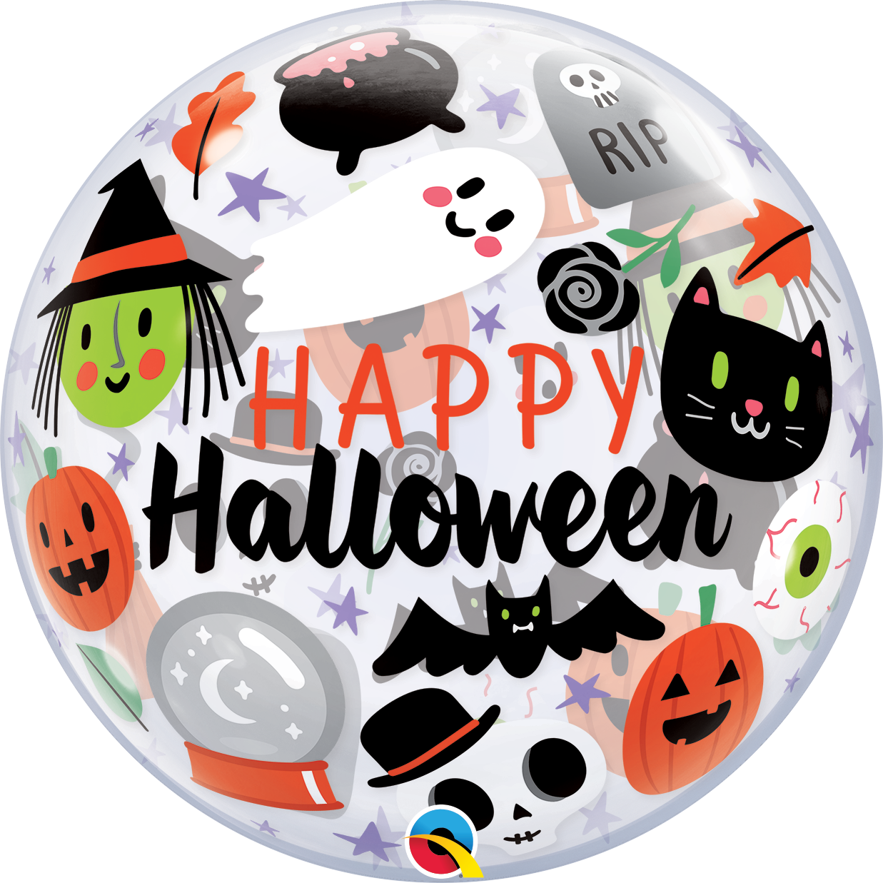 22" Everything Halloween Bubble Balloon