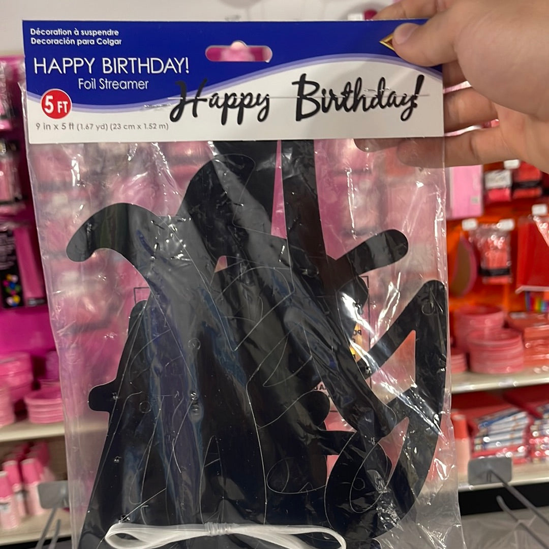 Happy Birthday Banner 5ft