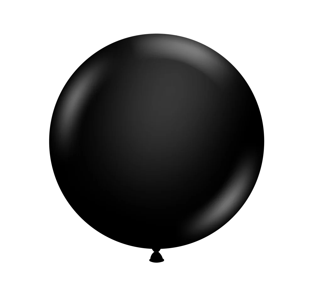 Tuftex Balloons 17" Black 3pcs