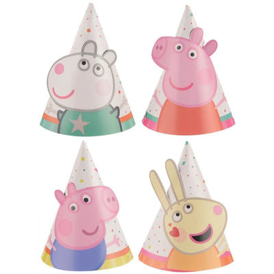 Peppa Pig Mini Party Hats (x8u)