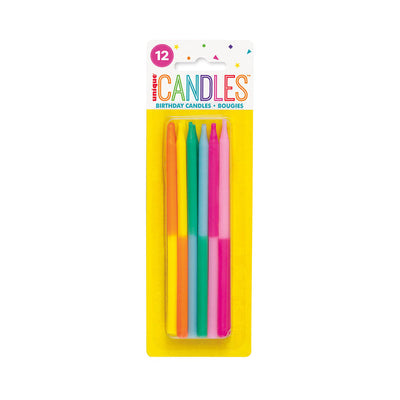 Bday Candles Assorted 2-colores