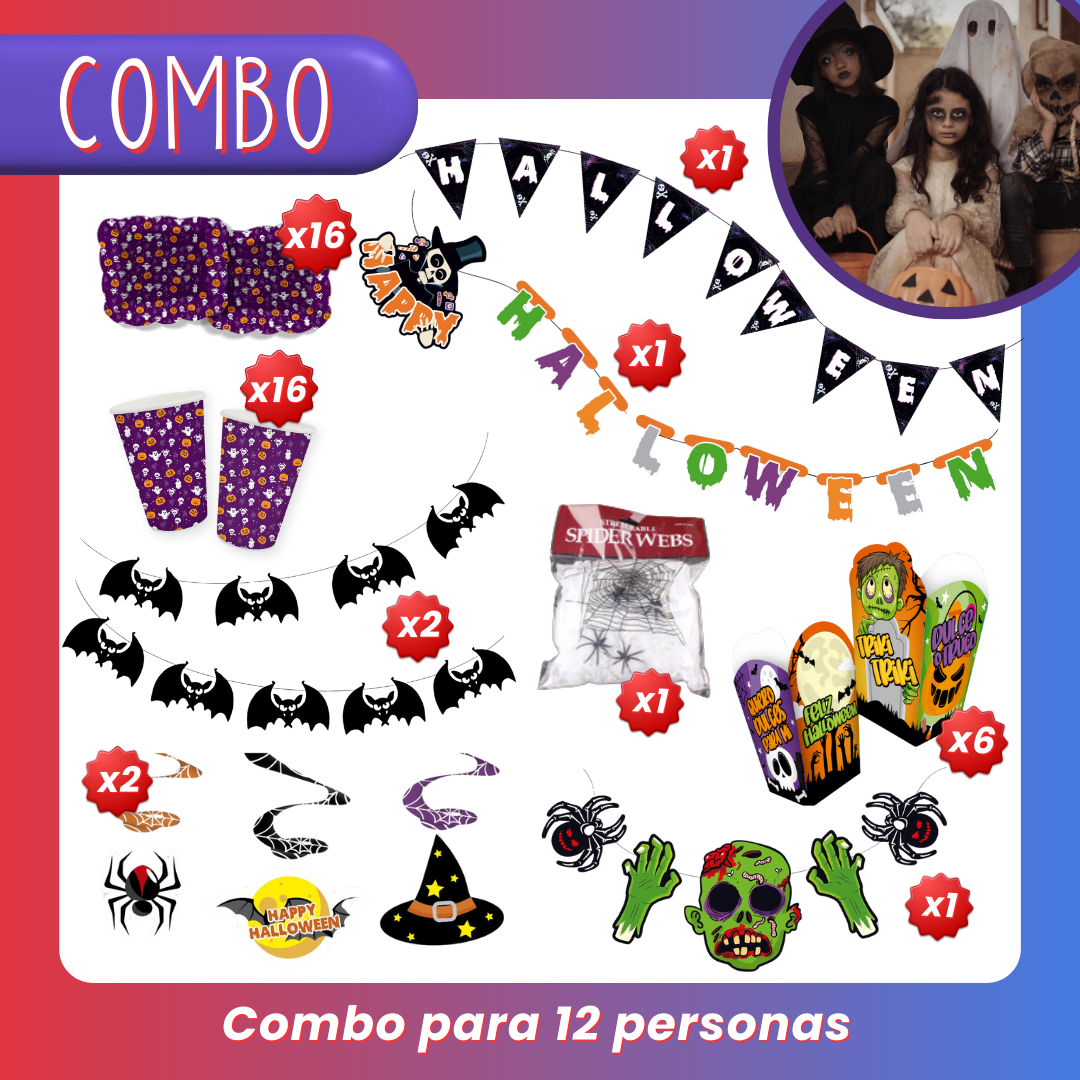 COMBO: Halloween Zombie (12 personas)