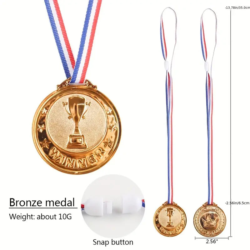 Medalla de Bronce Plastico #3 (Grande)