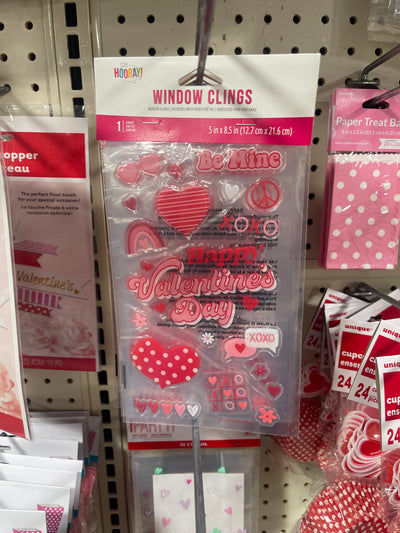 Gel Window Clings Valentine