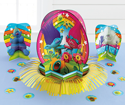 TROLLS TABLE DECO KIT