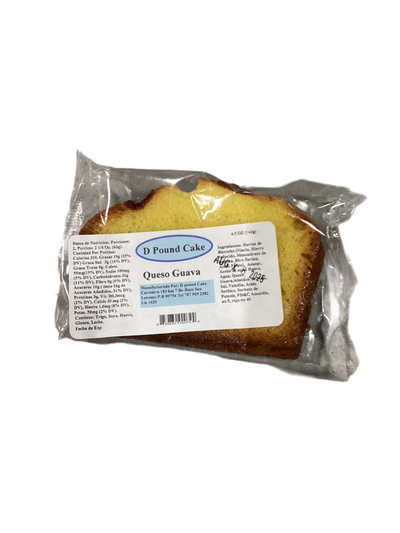 D’ Pound Cake Queso y Guayaba 4.5oz