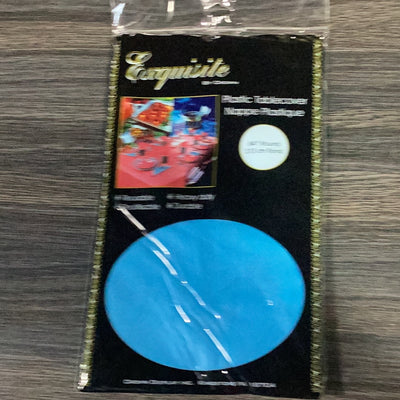 Plastic Table Cover Turquoise